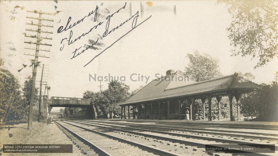 Postcard: Auburndale Station